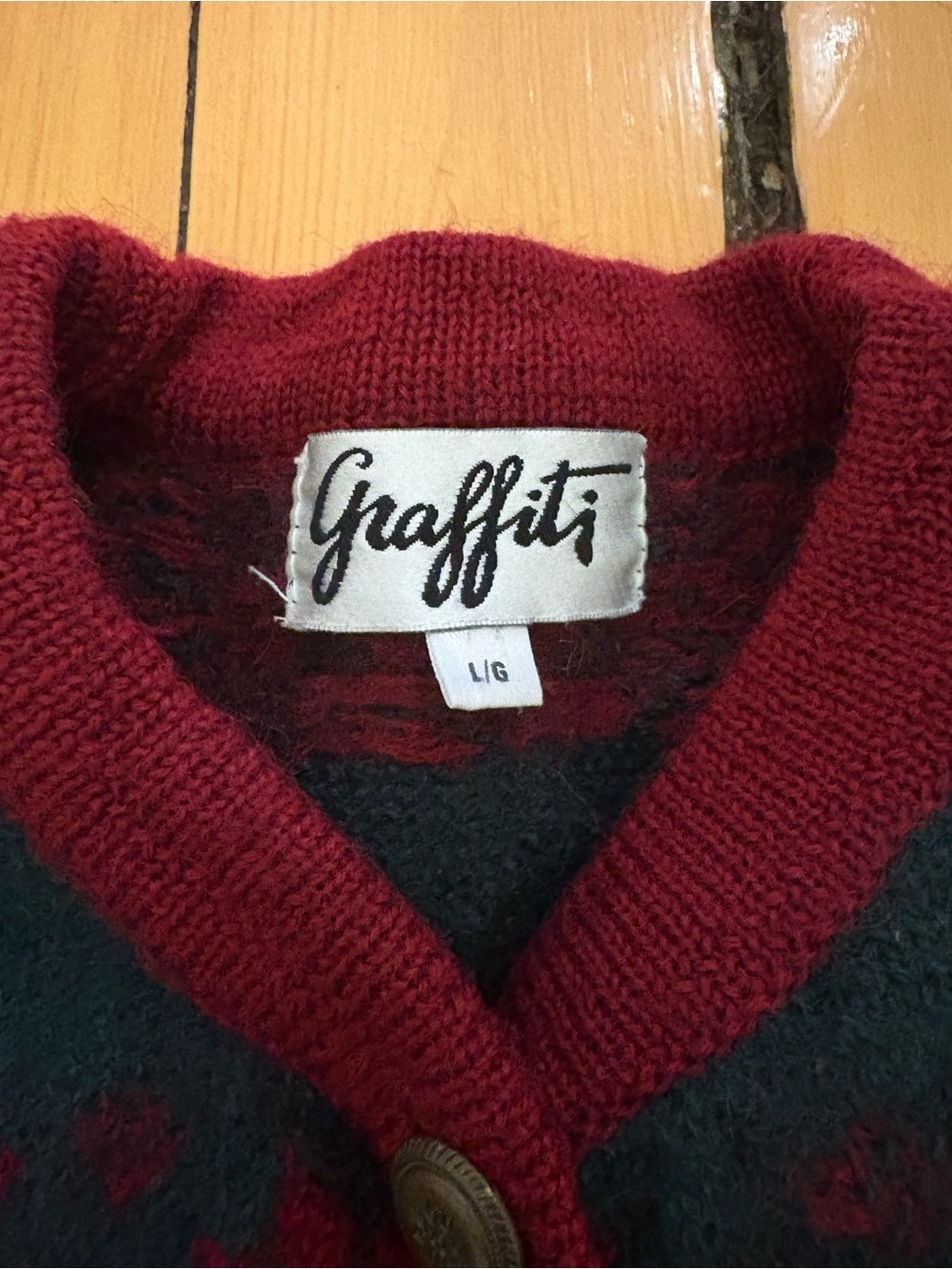 Vintage 90s wool sweater - Picture 2 of 6